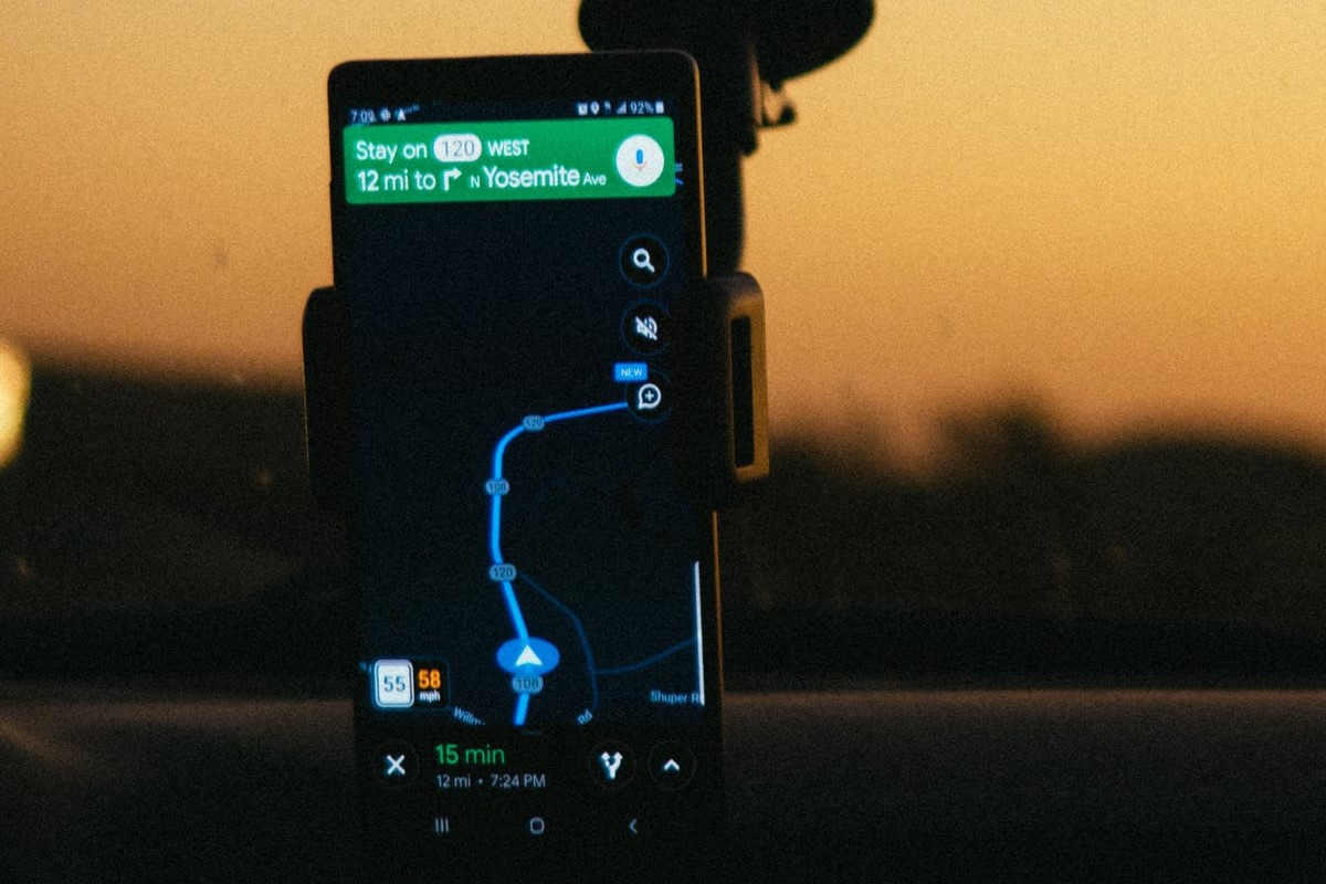 Googleマップナビ-地図を北向きに固定する方法【Uber Eats】ウーバーイーツ配達パートナー便利な使い方image